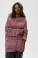 Melanżowy sweter Klipo Aubergine