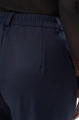 Spodnie z zakładką na nogawkach i ozdobnymi guzikami Dina Dark Navy
