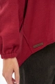Sweter w serek z aplikacją Kety Wine