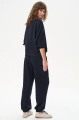 Wiskozowe spodnie ala alladynki Tracy Dark Navy