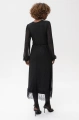 Elegancka sukienka z siatki w groszki, z dekoracyjnymi koronkami Resa Black