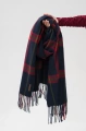Szal Damski YF 805 Navy / Red