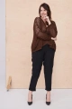 Sweter Damski Hotti BS Mleczna Czekolada Lurex