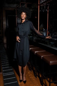 Sukienka Silk Touch BS Czarny