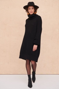 Sukienka Swetrowa Lillo BS Czarny