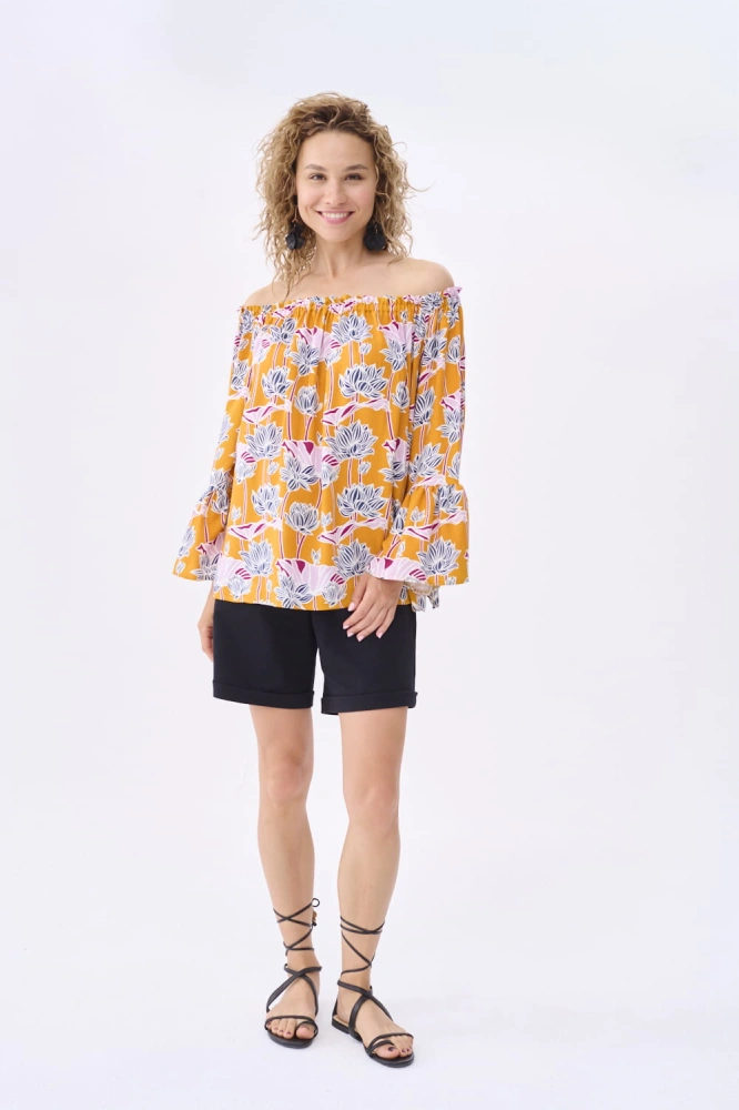 Bluzka Ribeira BS Flowers / Jeans