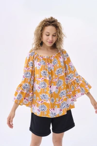 Bluzka Ribeira BS Flowers / Jeans