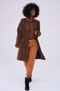 Płaszcz Damski Bordado BS Ruda Krata