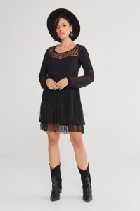 Sukienka Ewami BS Czarny