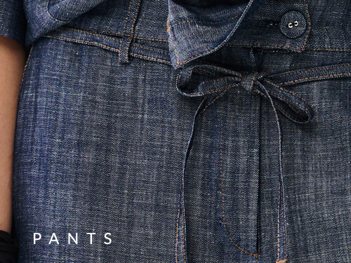 Pants blue shadow