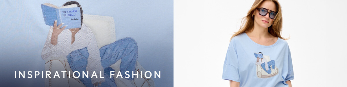 Inspirational fashion blue shadow