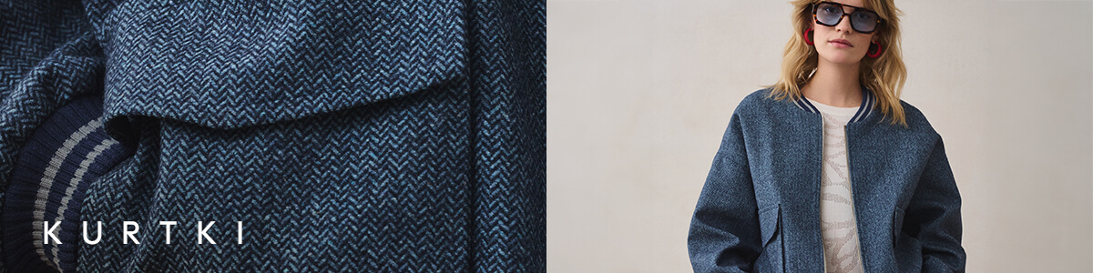 Kurtki damskie blue shadow