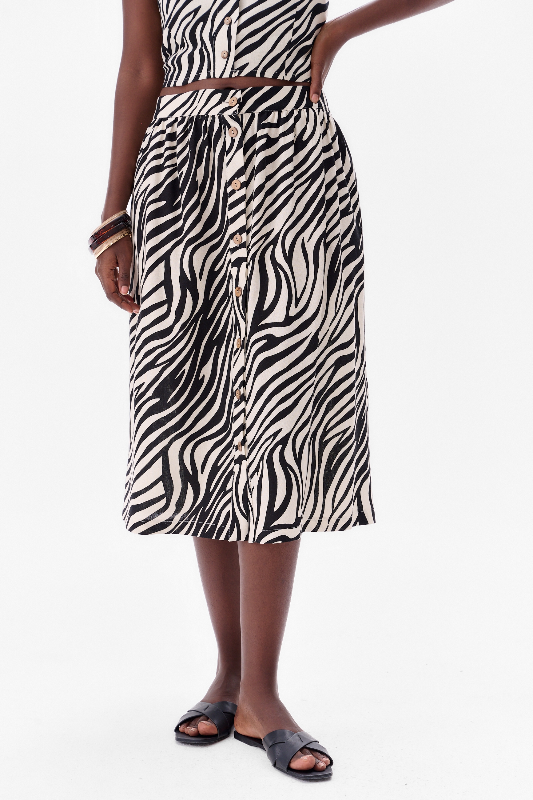 Spódnica Aquarius Zebra Black